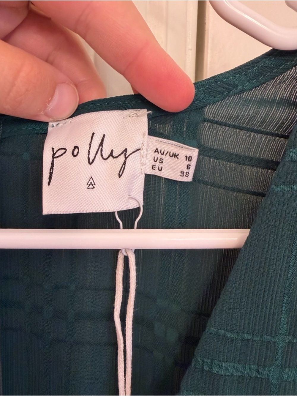 NWT Princess Polly String Of Stars Playsuit Romper Forest Green Size 6 - Picture 4 of 10